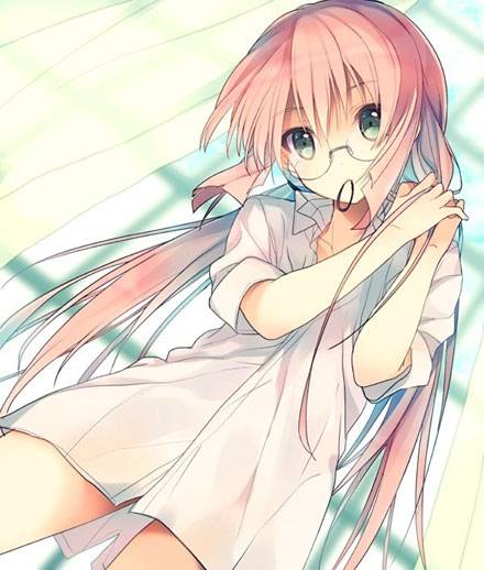 二次元眼镜萌娘美图系列1(14)