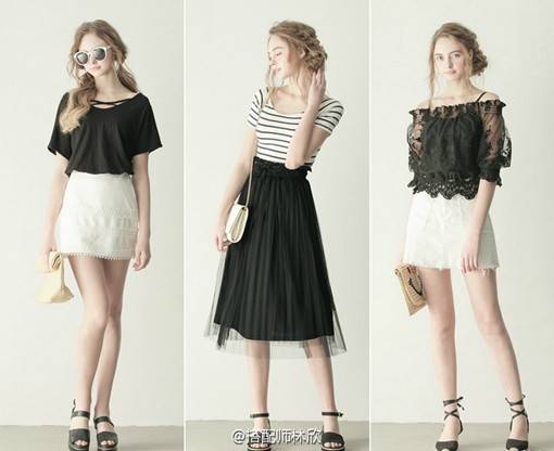 2016夏季女孩穿衣混搭女装推荐图片