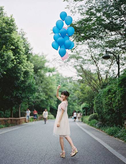 徐娇户外森系小清新写真图片写真（6）