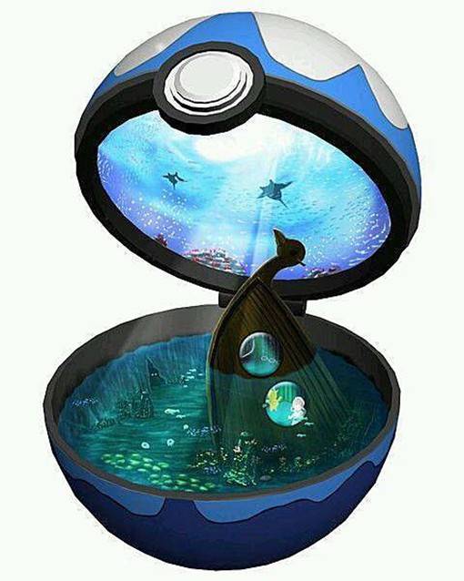 脑洞向，宠物小精灵的精灵球内部是什么样