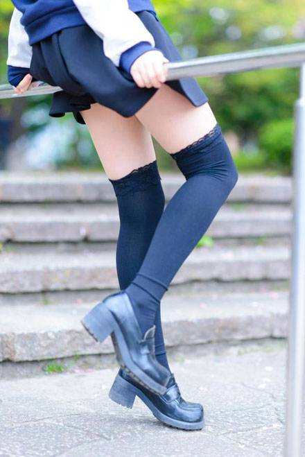 腿控福利 日本萌妹晒腿大赛图集(5)