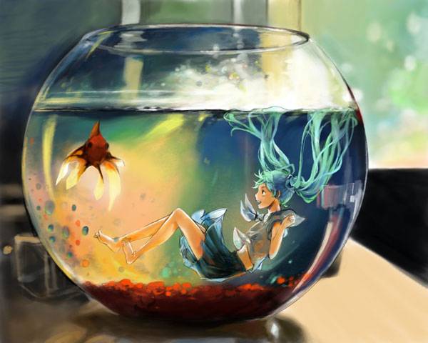 二次元鱼缸中的美少女美图赏（10）