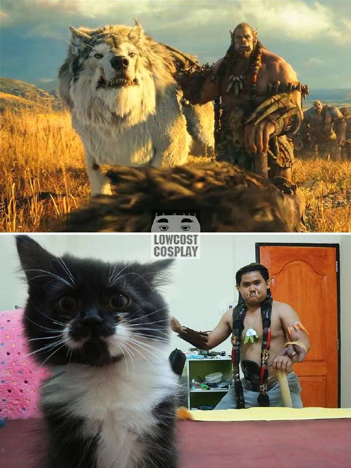 泰国小伙的低成本COS秀，辣眼睛的很