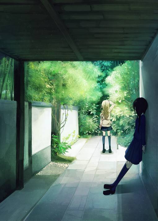 pixiv唯美日系风格的场景插画