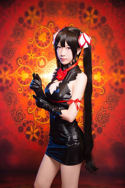 巨乳萝莉赫斯缇雅黑化COS（2）