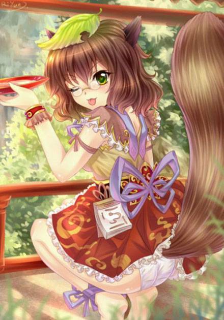 狸妖眼镜娘二岩猯藏图赏(4)