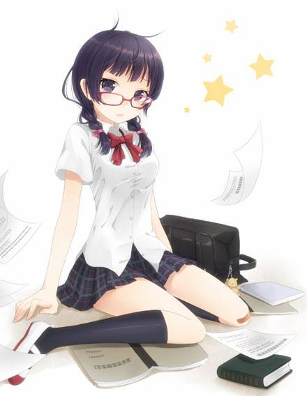 二次元眼镜萌娘美图系列8（12）