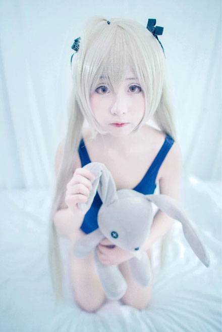 白皙萝莉《缘之空》穹妹死库水COS（6）
