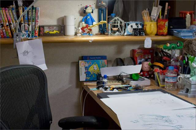 人气JUMP《漫画家桌面》大公开 原来老师们的桌面是这样的啊 - 图片3