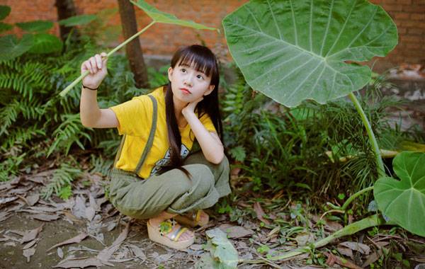 元气少女户外清新写真图片写真（7）