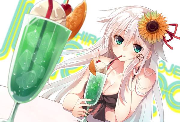 二次元银发美少女美图图集（1）