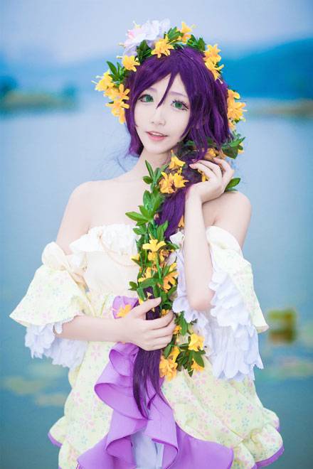 啾小妍SAMA东条希长发公主COS（11）