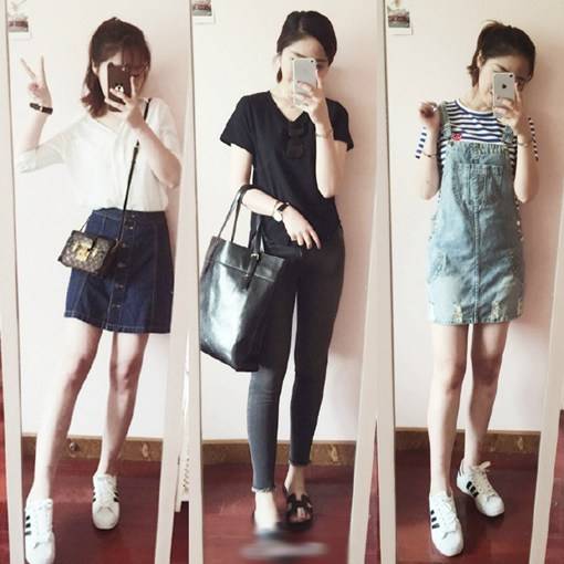 适合日常的女装穿衣搭配模版图片