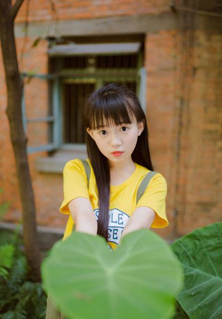 元气少女户外清新写真图片写真（10）