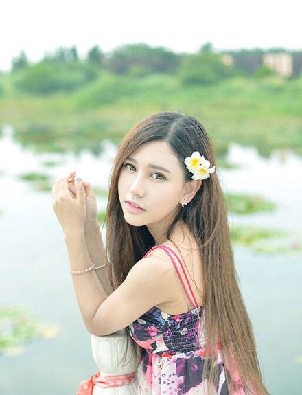 嫩模milk楚楚海边日系清新写真（12）