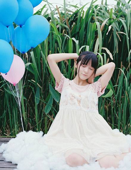 徐娇户外森系小清新写真图片写真（1）