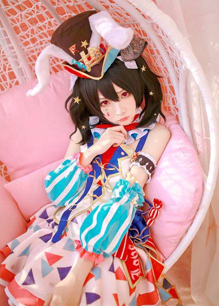 可爱萌妹矢泽妮可马戏团觉醒COS（4）