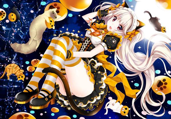 二次元万圣节美少女精美图集二（14）