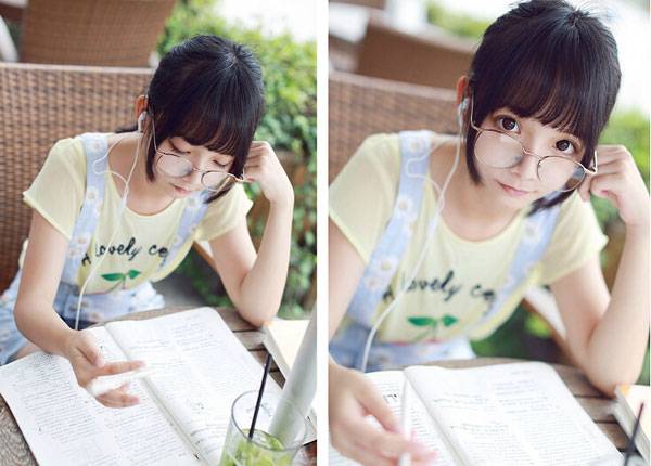 日系可爱少女户外小清新写真（7）