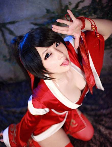 螺旋猫Doremi阿卡丽鬼舞姬版COS（1）