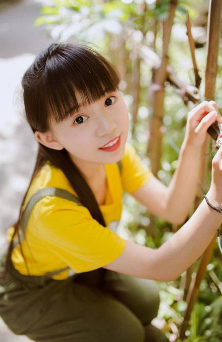 元气少女户外清新写真图片写真（8）