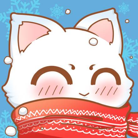 郭斯特原创的小狐狸与小和尚萌哒哒卡通头像