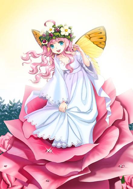 二次元蝶翼美少女美图集（9）