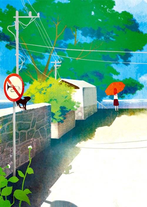 你不愿意错过的场景插画图片