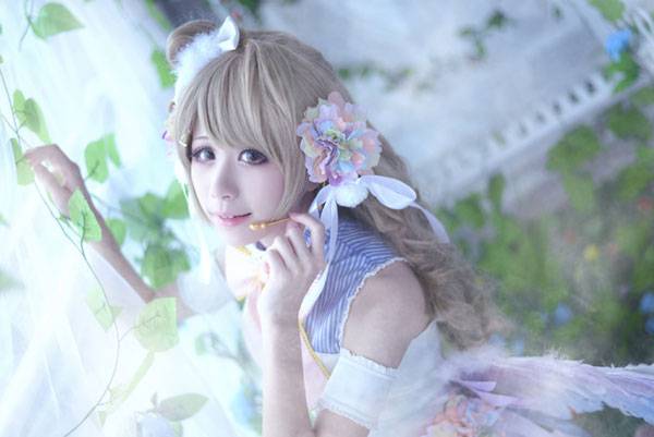 甜美萌妹南小鸟白色情人节COS（8）