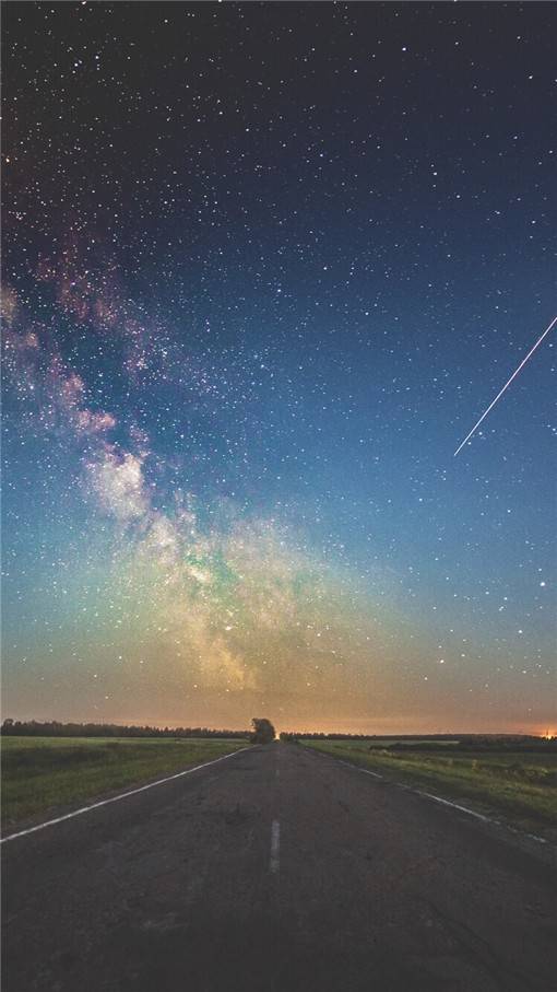 唯美的满天星星的星空手机壁纸素材