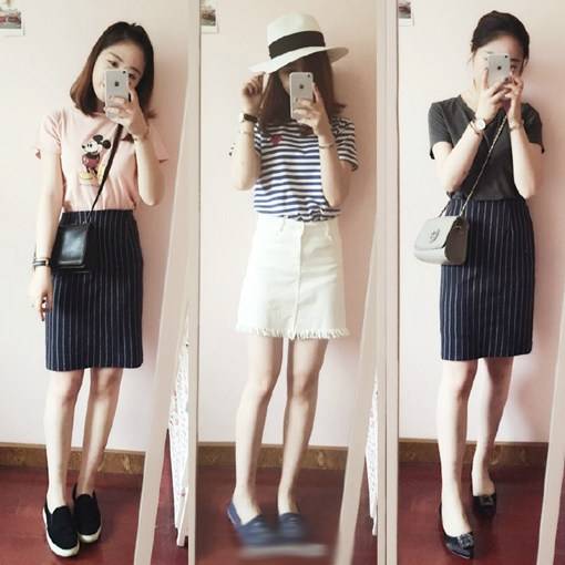 适合日常的女装穿衣搭配模版图片