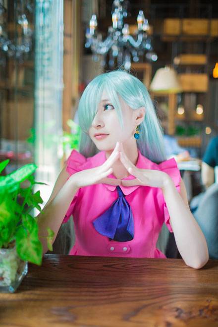 甜美萌妹《七原罪》伊丽莎白COS（5）