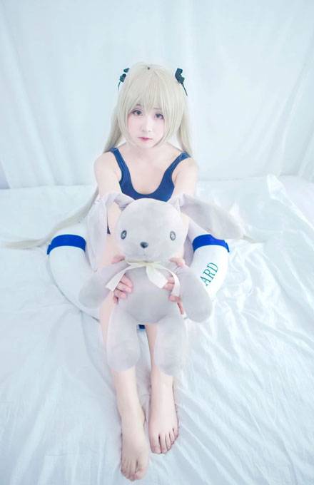 白皙萝莉《缘之空》穹妹死库水COS（5）