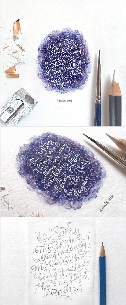 设计师DANGERDUST的手绘风格迷你英文字体设计