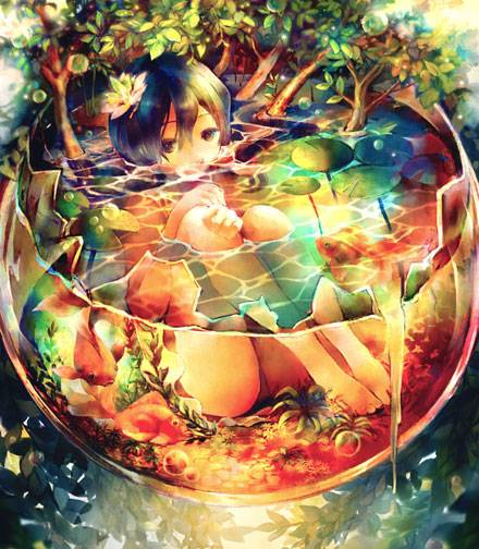 二次元鱼缸中的美少女美图赏（15）