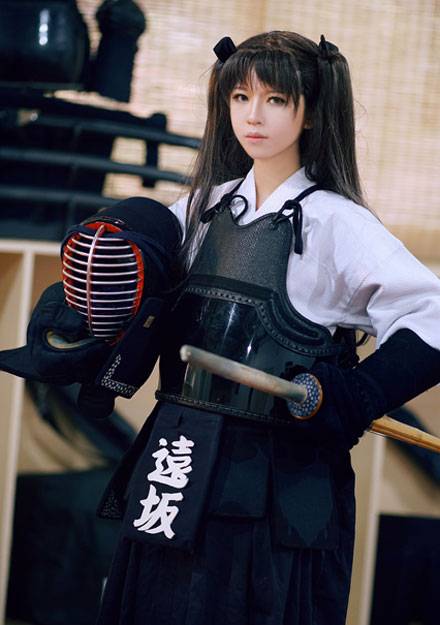 萌妹《Fate》远坂凛COS（2）