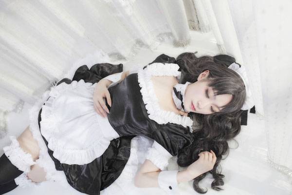 《Fate》远坂凛女仆装Cos（1）