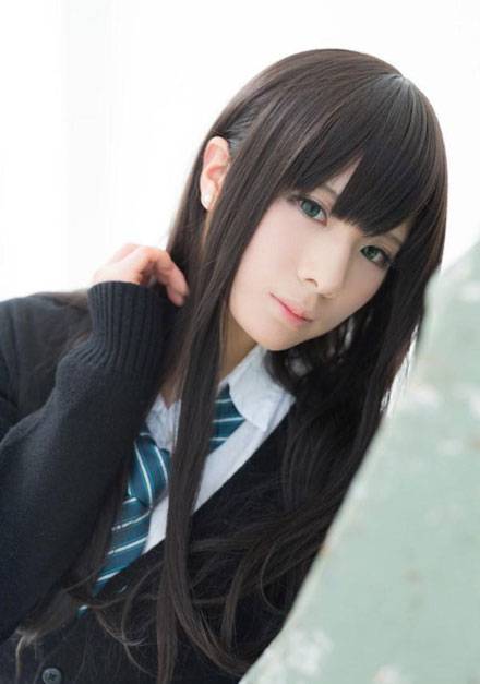 黑长直美少女涩谷凛日本萌妹COS（6）