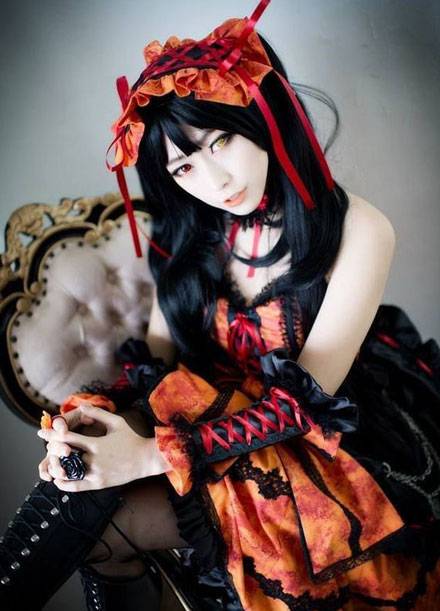 螺旋猫dolljj双色瞳萝莉时崎狂三cos（3）