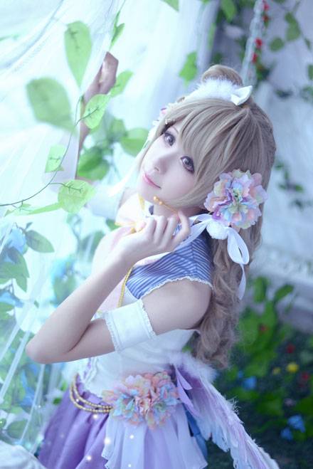 甜美萌妹南小鸟白色情人节COS（6）