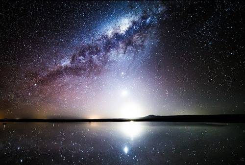 唯美星空摄影图片