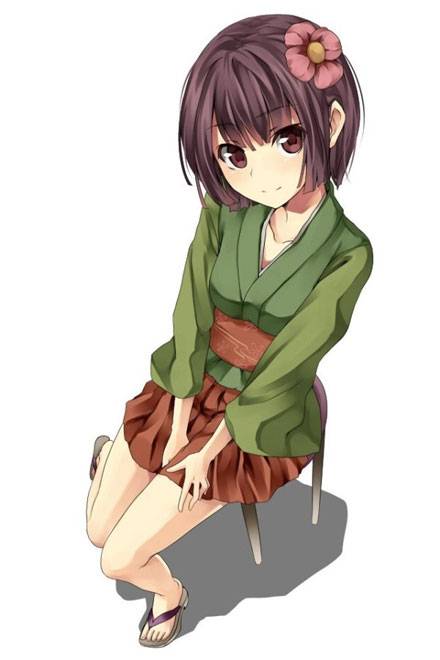 二次元短发清纯美少女图集(8)