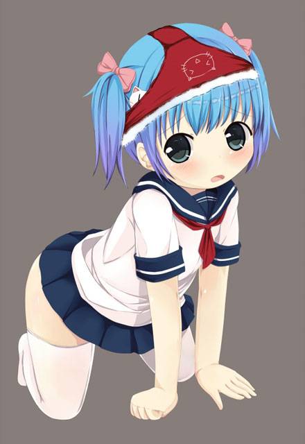 二次元头顶胖次美少女图赏(2)