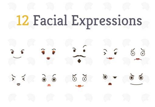 漫画风格的万圣节图标矢量素材