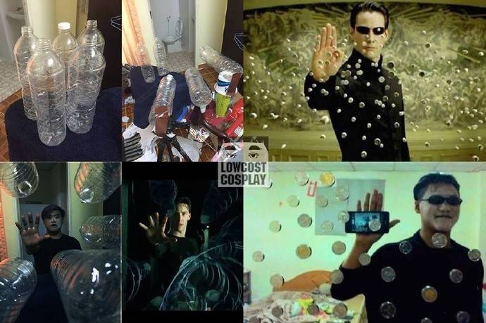 泰国小伙的低成本COS秀，辣眼睛的很