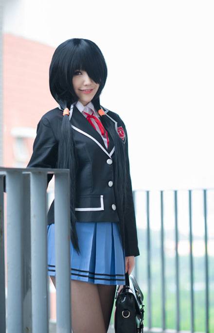 《约会大作战》时崎狂三制服COS（13）