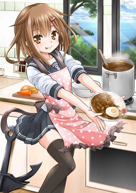 二次元吃货萌妹可爱图集（7）