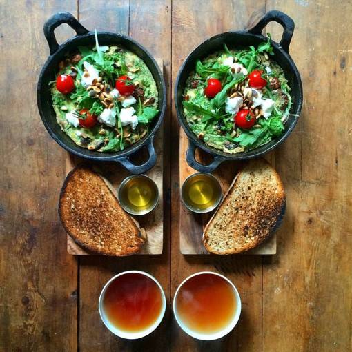 30天不重样的早餐美食摄影作品