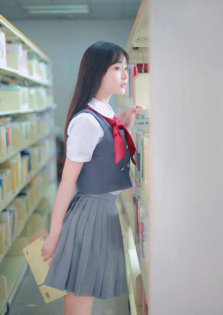 清纯养眼美女jk制服写真（5）