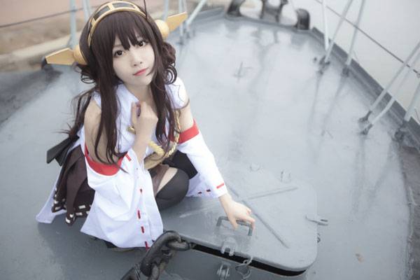 清纯萌妹《舰队collection》舰娘金刚COS（5）